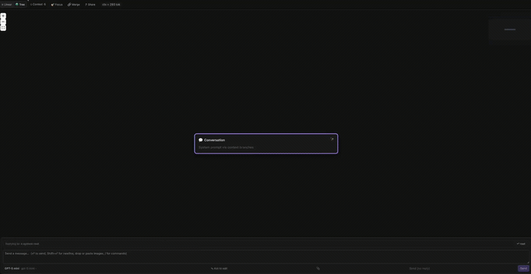 Branch your AI chat
